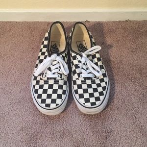 Checkered Vans - Lace up🏁